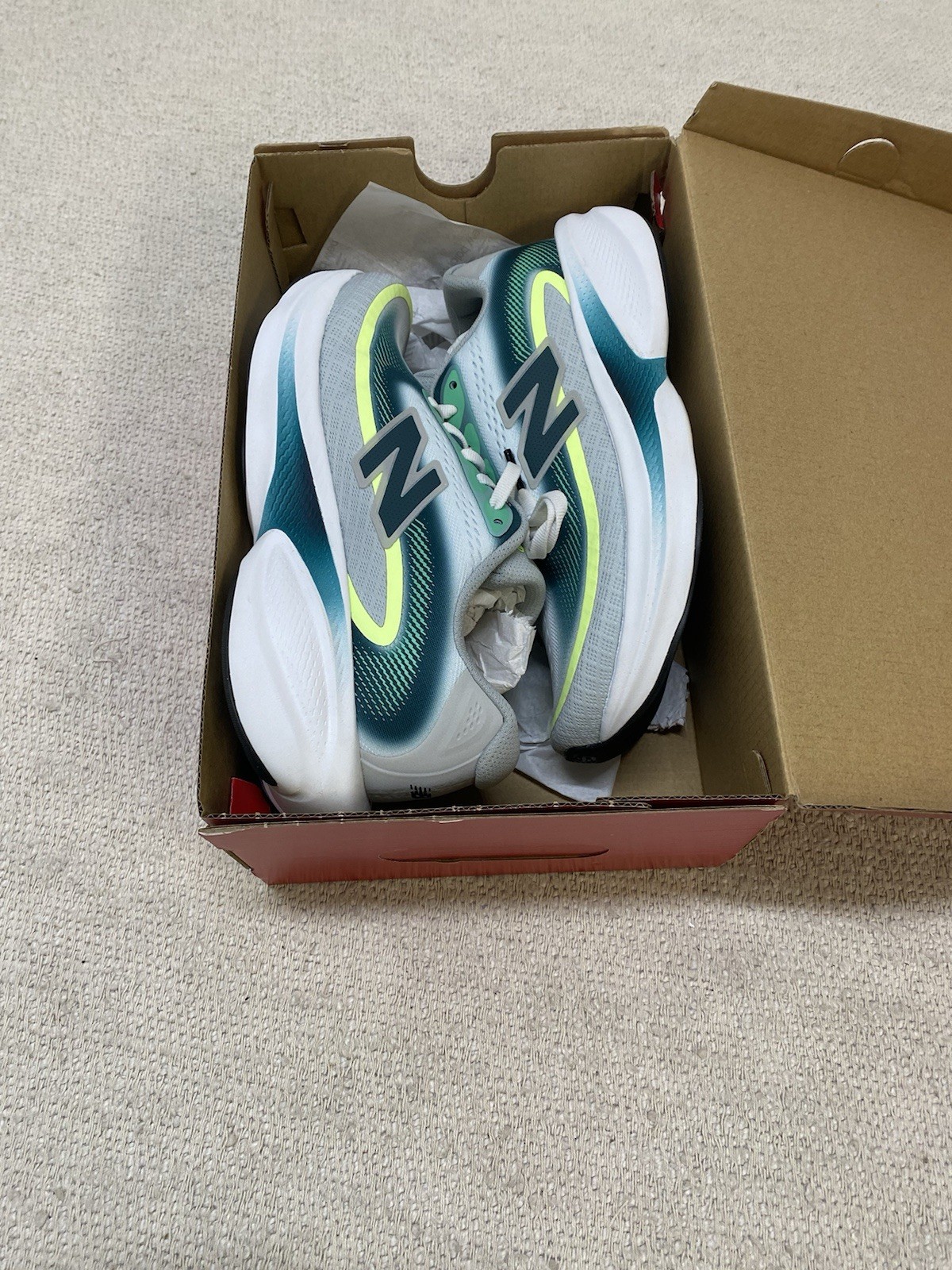 New Balance Fresh Foam X Ellipse V1 Women’s Size 7.5 Wide Deep End/Medusa Green