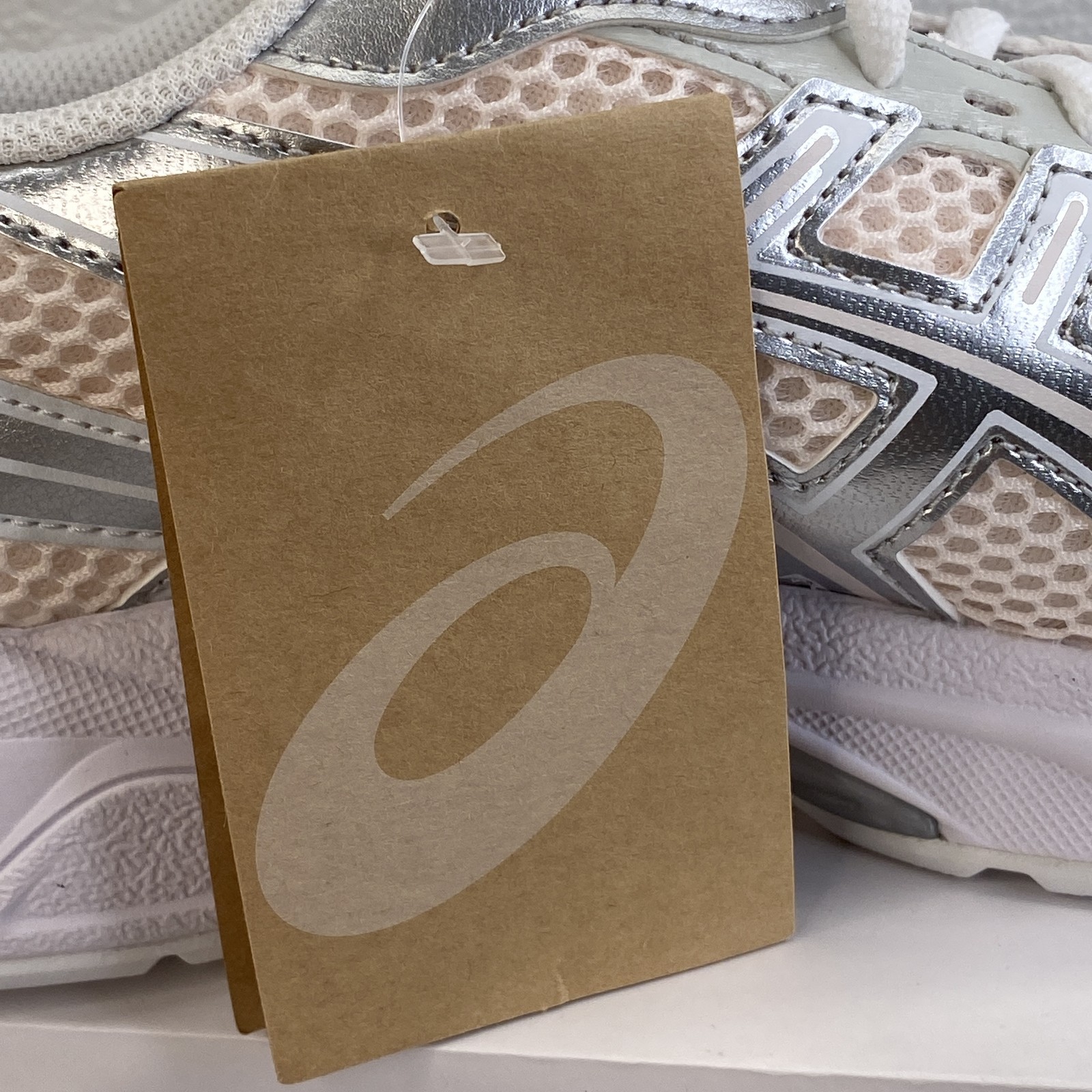 Asics Gel-1130 Unisex Size M8.5 W10 Blush/Pure Silver Mesh Athletic Sneakers