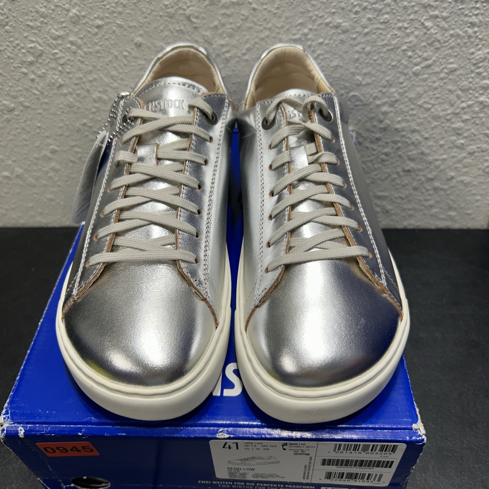 Birkenstock Bend Low Color Silver EU 41 US W10 M8
