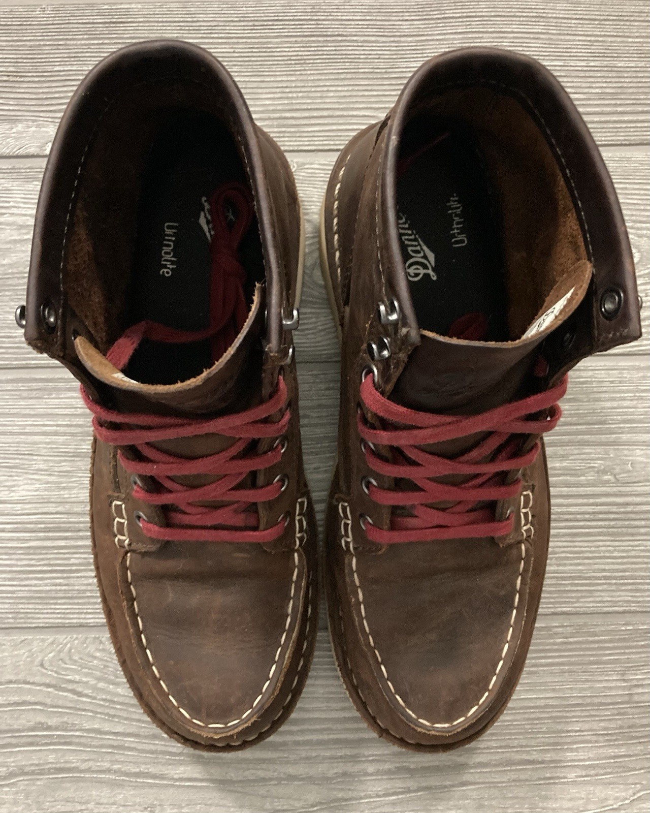 Danner Bull Run Moc Toe 6” Boots Womens Size 8 M
