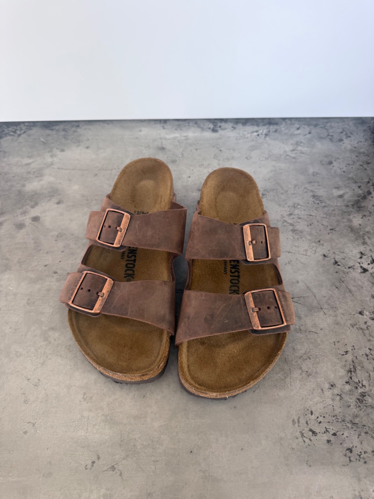 Birkenstock Arizona Habana Oiled Leather EU 37 / Size 6-6.5 (Narrow) – Worn Once