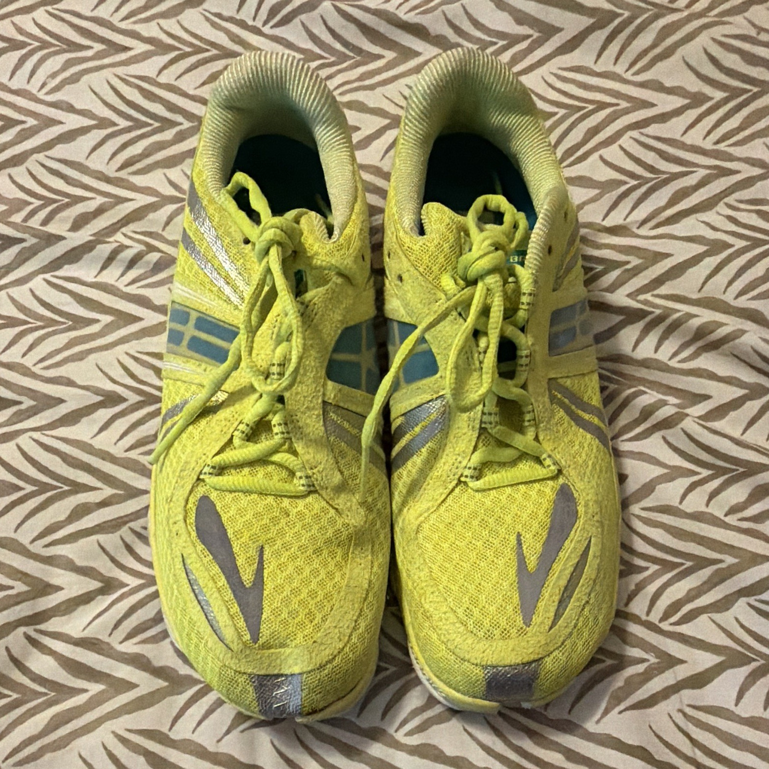 Brooks PureConnect 3 Women’s Running Shoes Neon Yellow/Teal Low Top Lace-Up