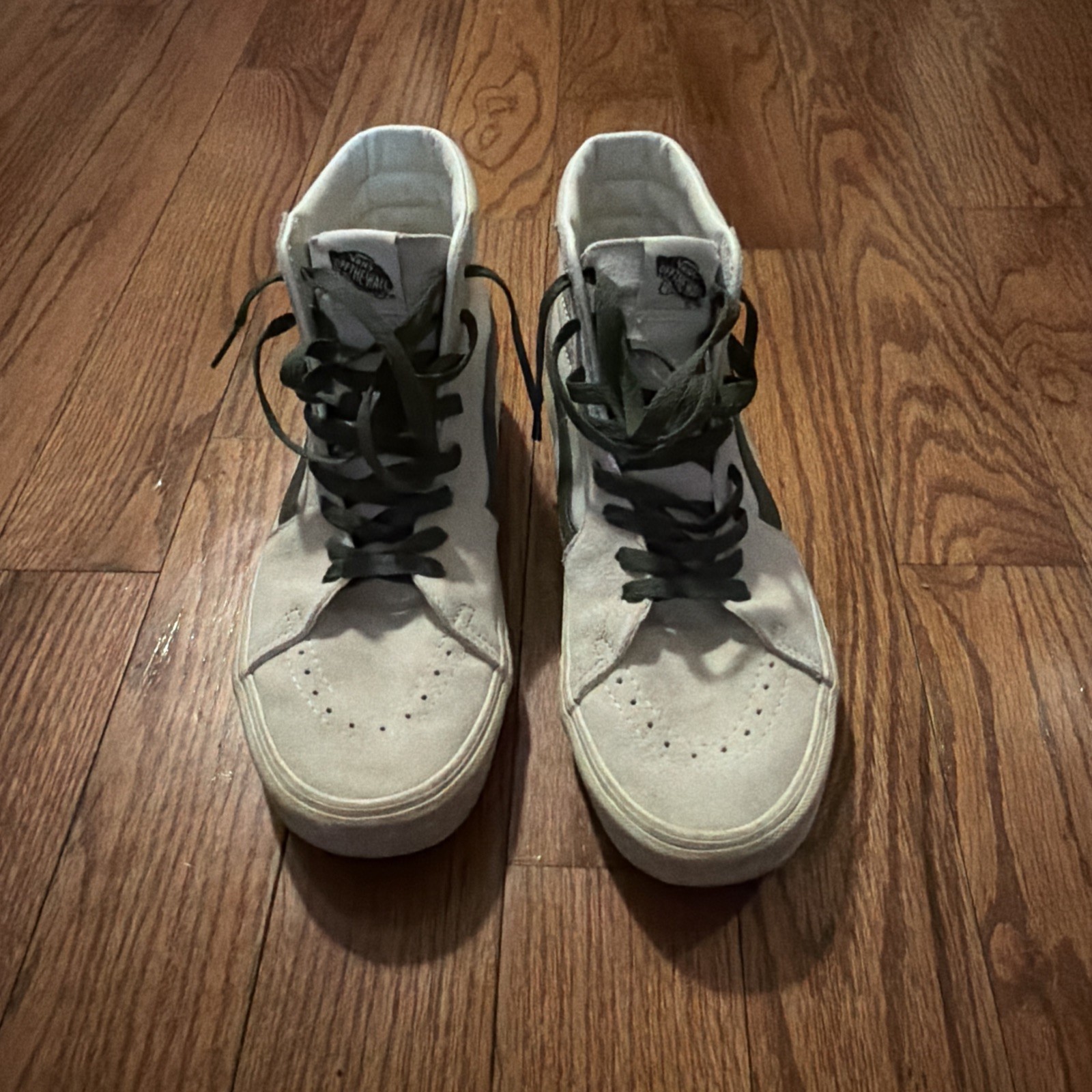 Vans Sk8-Hi Off-White/Olive Size 10 US Men’s