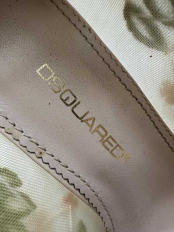 Women’s Dsquared² heels beige lace 38