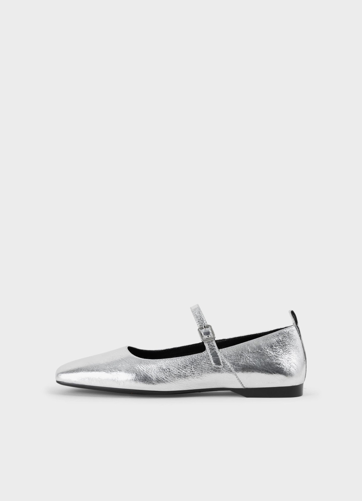 Vagabond Delia 5307-483-79 Flats Women’s US 8 Silver Leather Mary Jane ZOGG1531