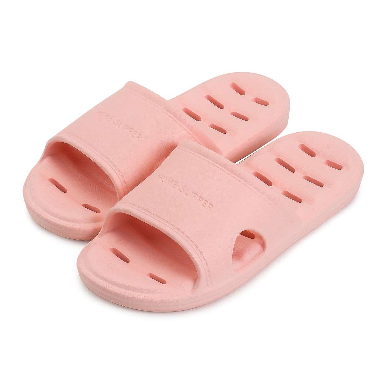 Non-slip Shower Slippers Quick Drying Drainage Hole Open Toe Bathroom Slides