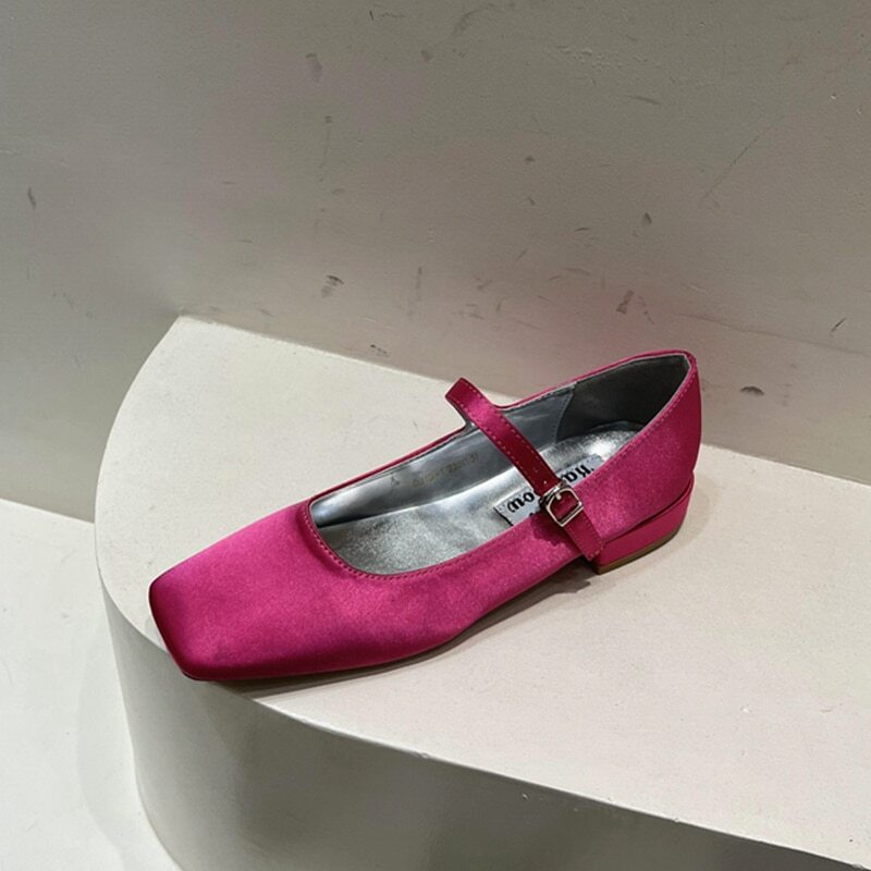 Women Flat Shoes Round Toe Shallow Soft Ballerina Shoes Casual Ballet Loafers