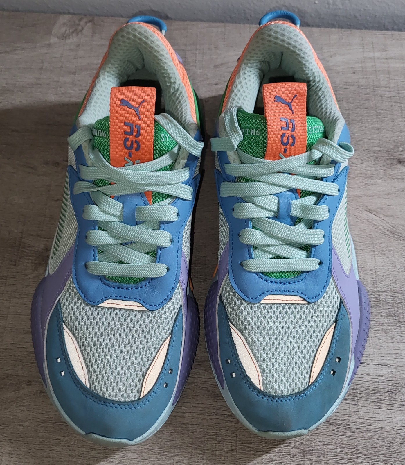 PUMA RS-X Running System Shoes Bonnie Blue Lavender 370750-08 Womens Sneakers 9