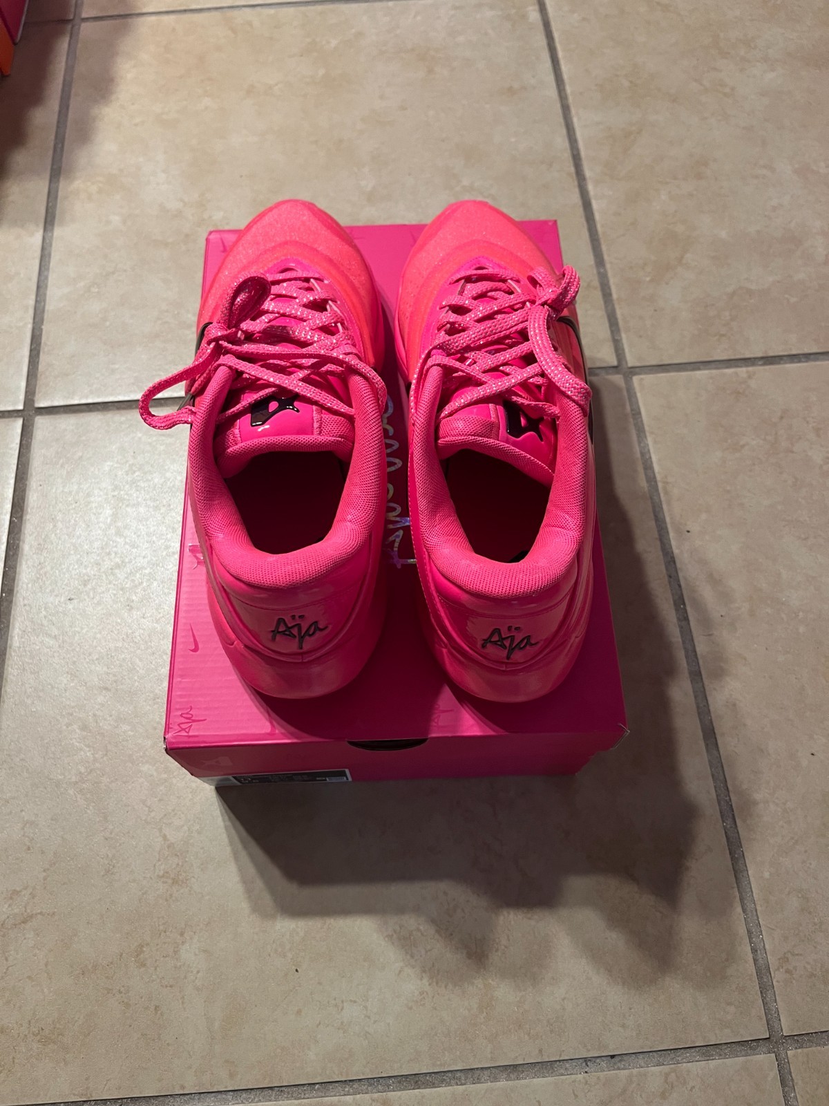 Nike Womens A’One All Star Hyper Pink Shoes Sz 11 W New Basketball FZ8605-610