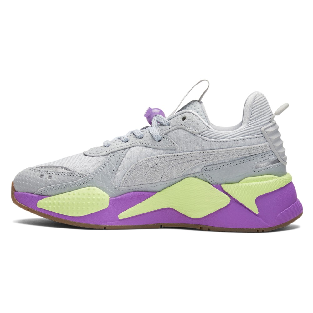 PUMA X Ron Funches Rs X Lace Up Womens Grey Sneakers Casual Shoes 38916101