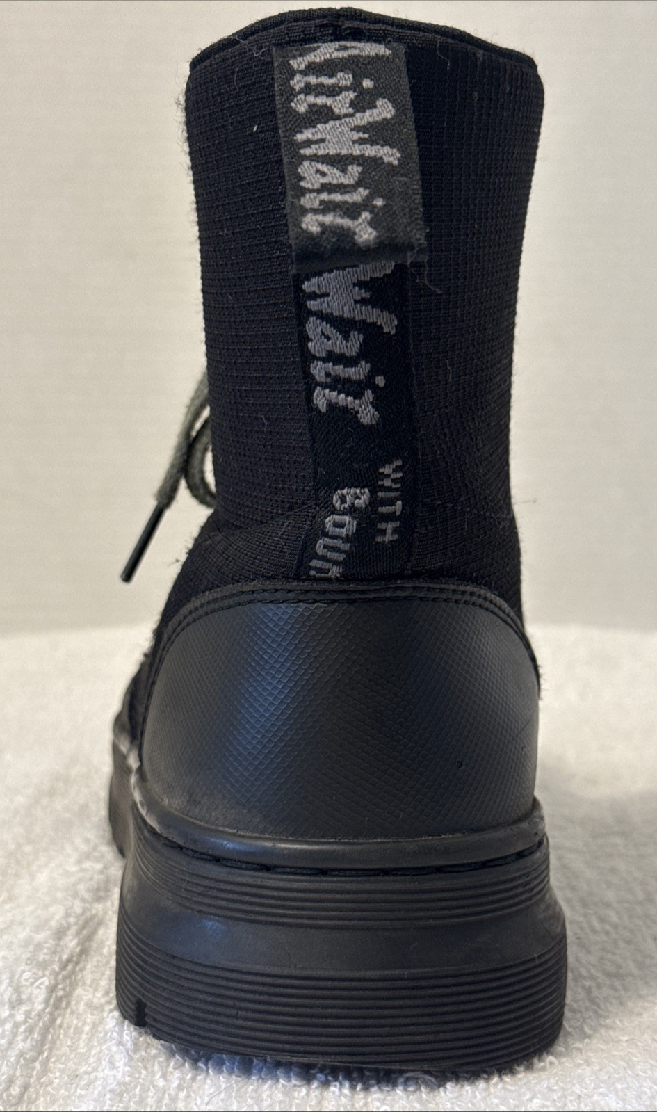 Dr. Martens Combs II 8 Eye Utility Lightweight Black Combat Boots Size M 9/W 10
