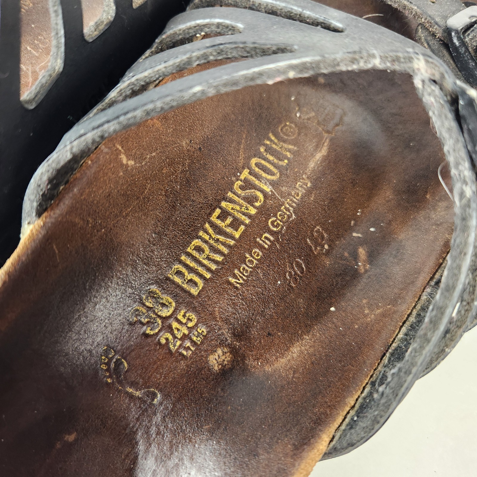 BIRKENSTOCK Women’s Granada Sandal 7.5 EU 38 Black Comfort Boho Shoe