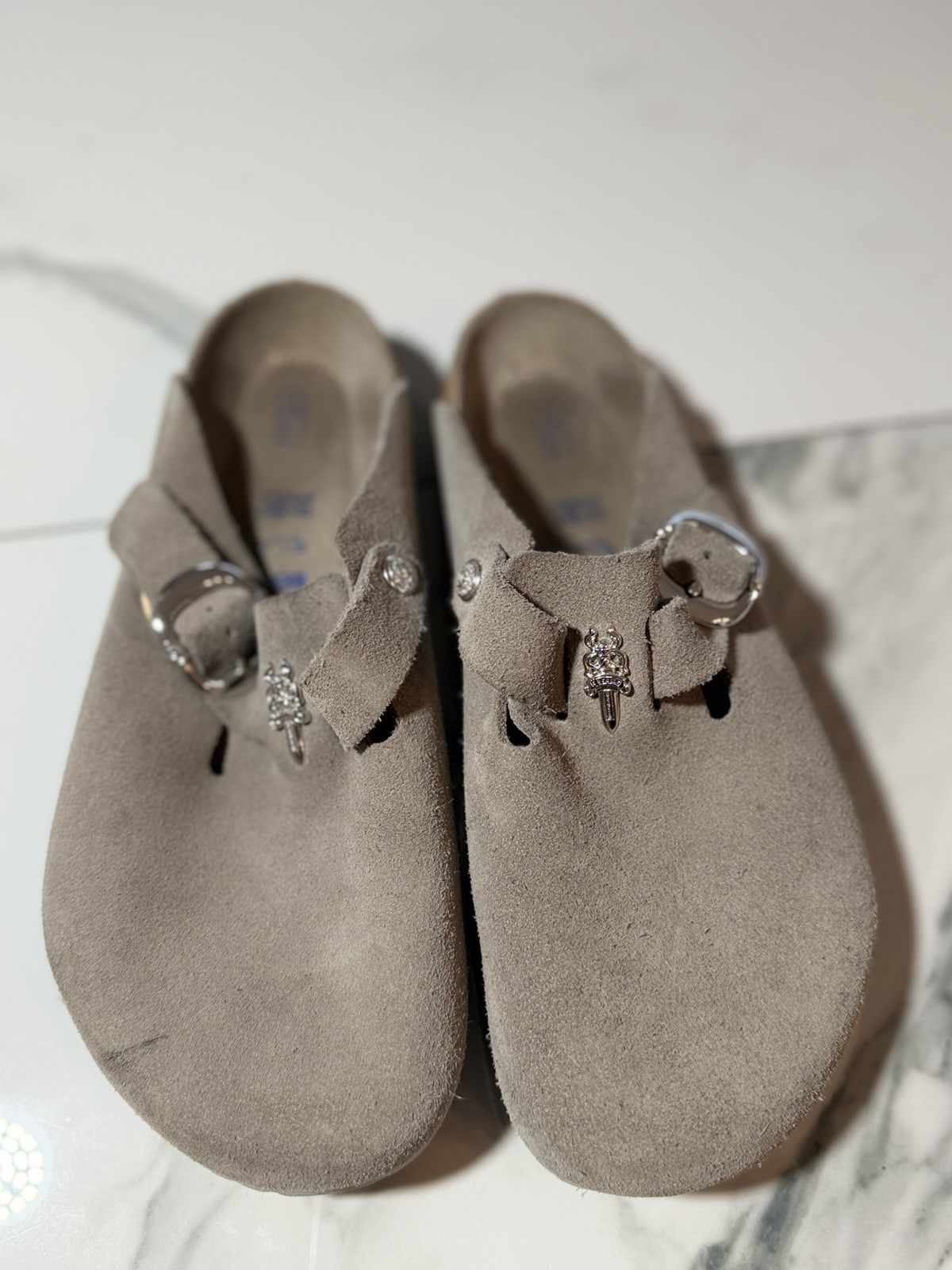 Chrome hearts Birkenstocks