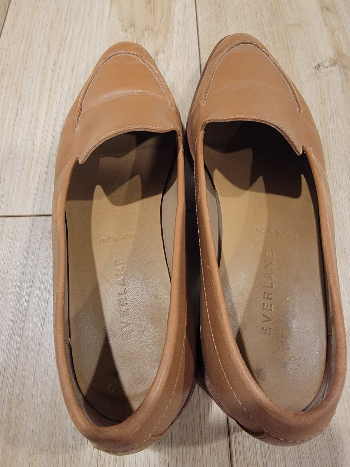 Everlane Modern Women’s Loafer Camel Size 7 Made in Italy