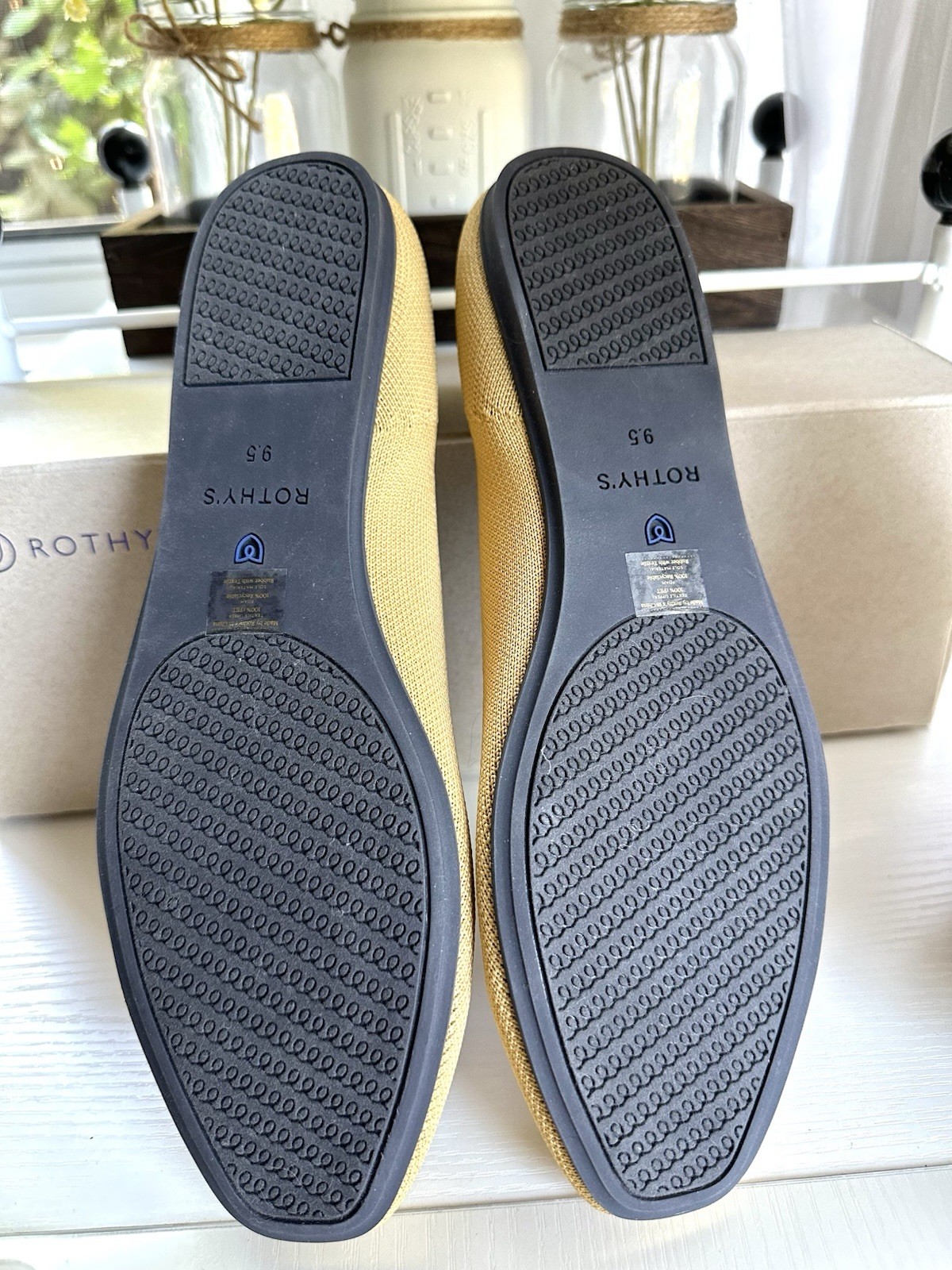 Rothy’s The Flat Marigold Women’s 9.5 Never Worn Retired Color w/ Box