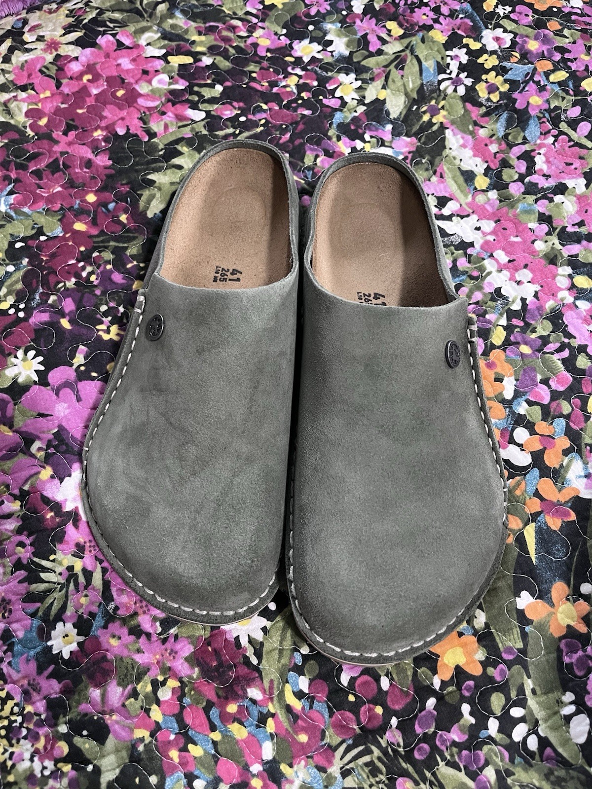 Birkenstock Zermatt Suede Thyme Sz 41 W10/10.5