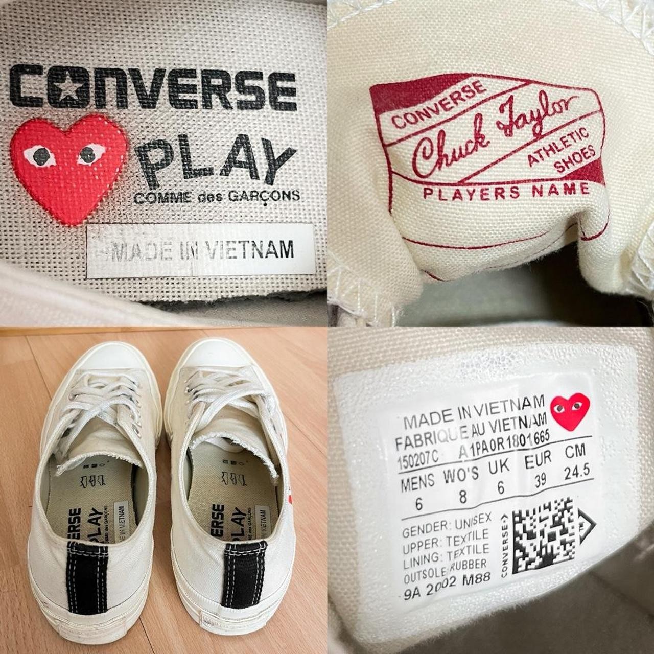 Comme des Garçons Play x Converse Chuck 70 – US 8W – Bought in London for $190