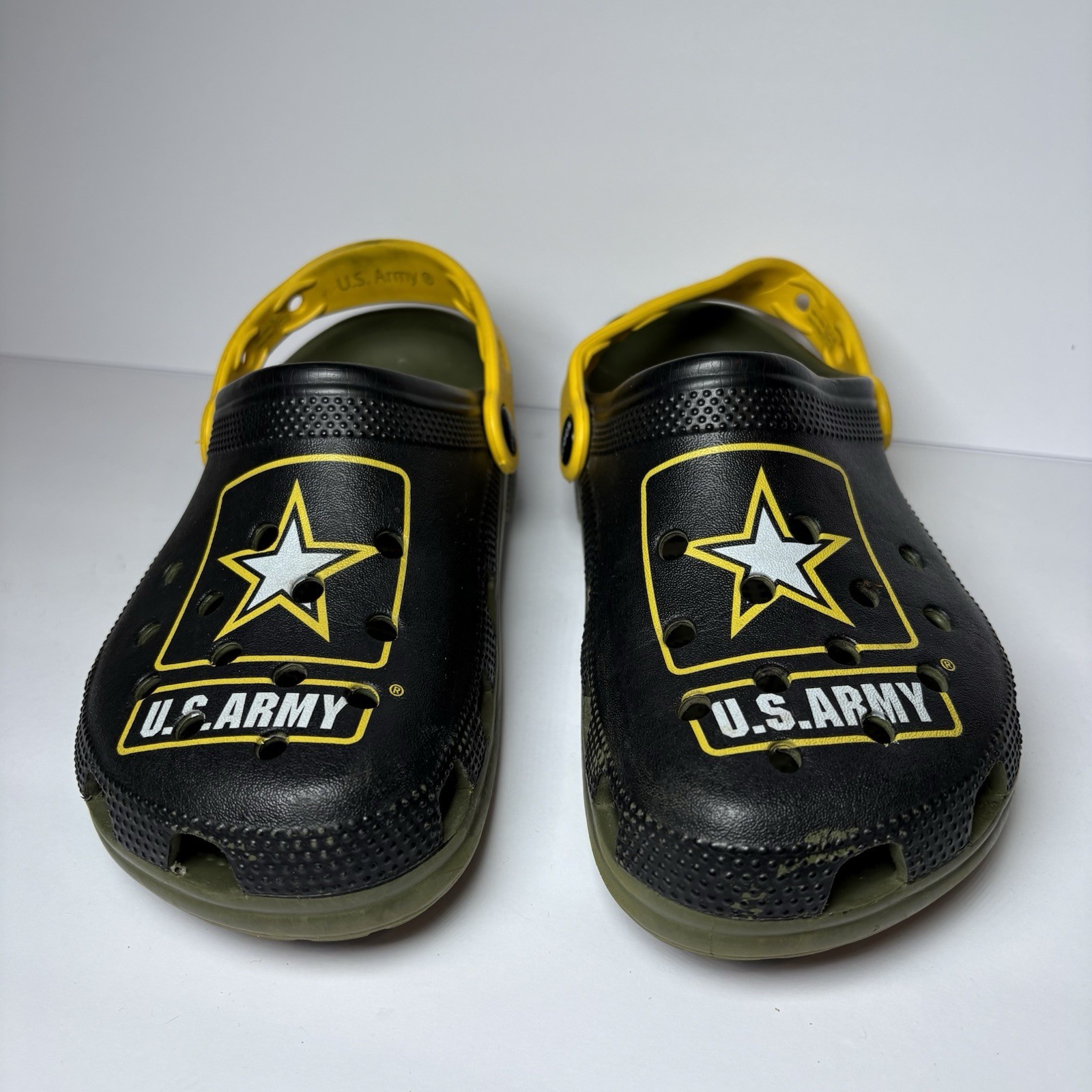 Crocs Women’s 7 Men’s 5 Slip On Clogs United States US Army Military Shoes