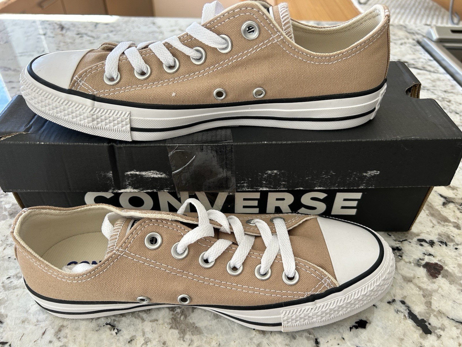 CONVERSE ALL STAR CHUCK TAYLOR LO TOP UNISEX SNEAKERS MEN 6 W 8 DESERT KHAKI