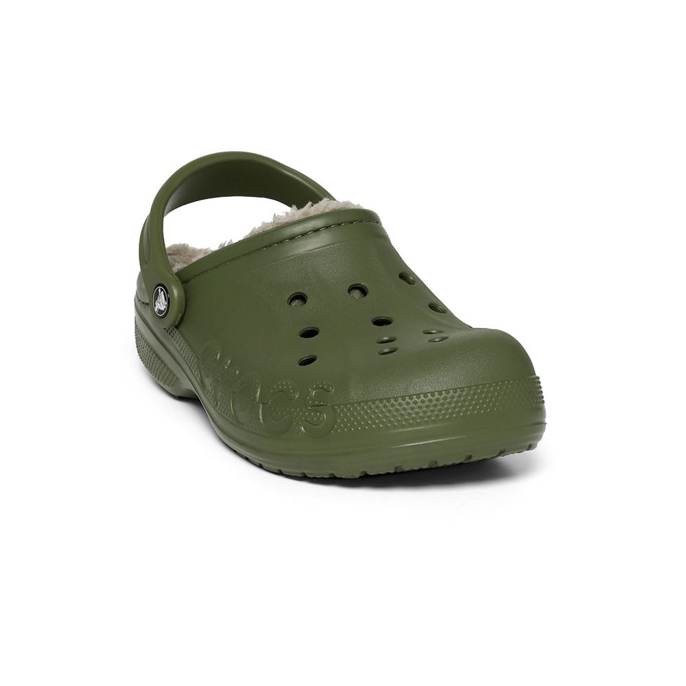 New CROCS Womens BAYA LINED CLOG 205969-3TC ARMY GREEN US W 7-11 TAKSE