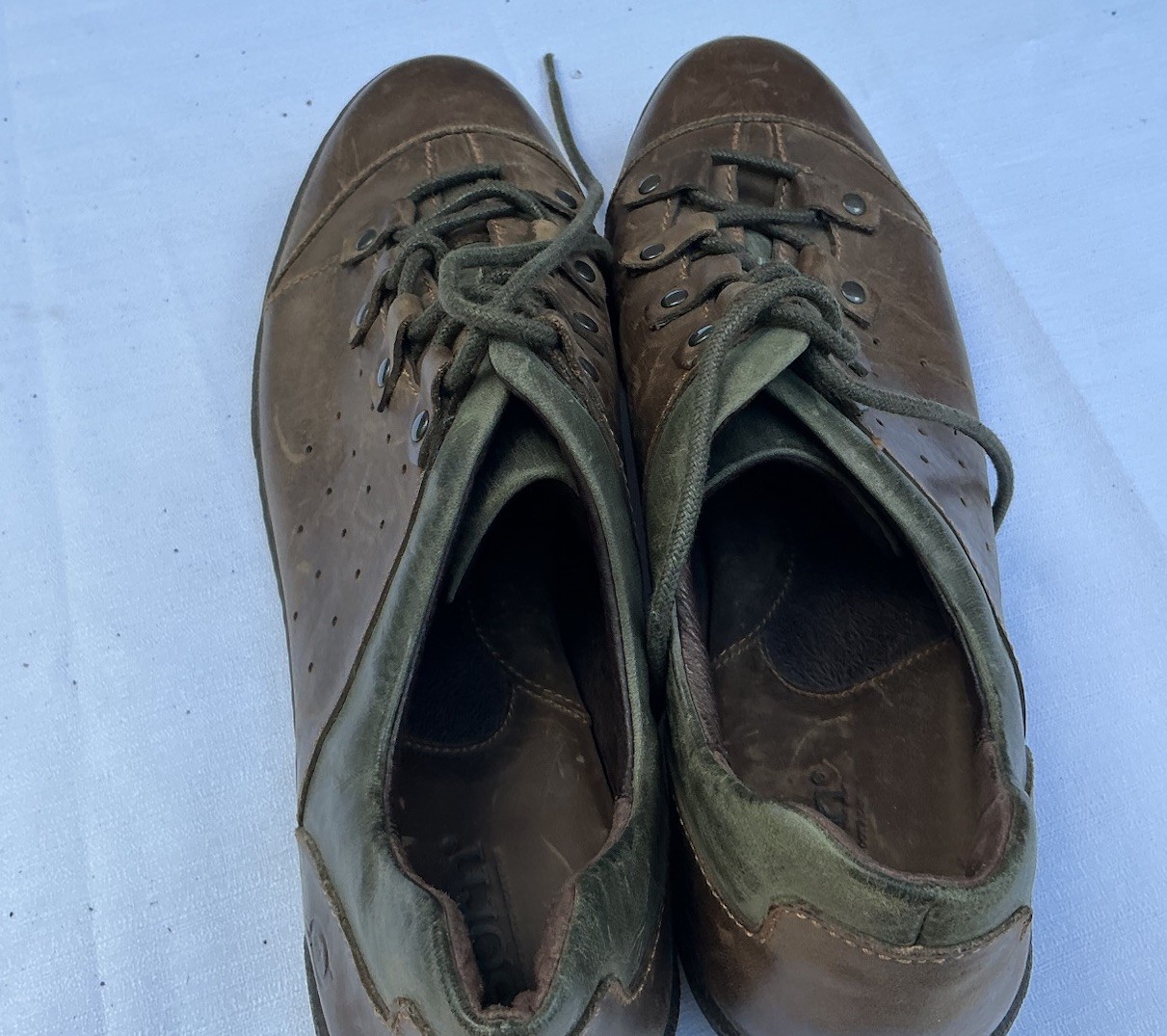 Born Monkeywood Women’s Shoes 11 Brown Leather Stiched Lace Up Casual Rugged