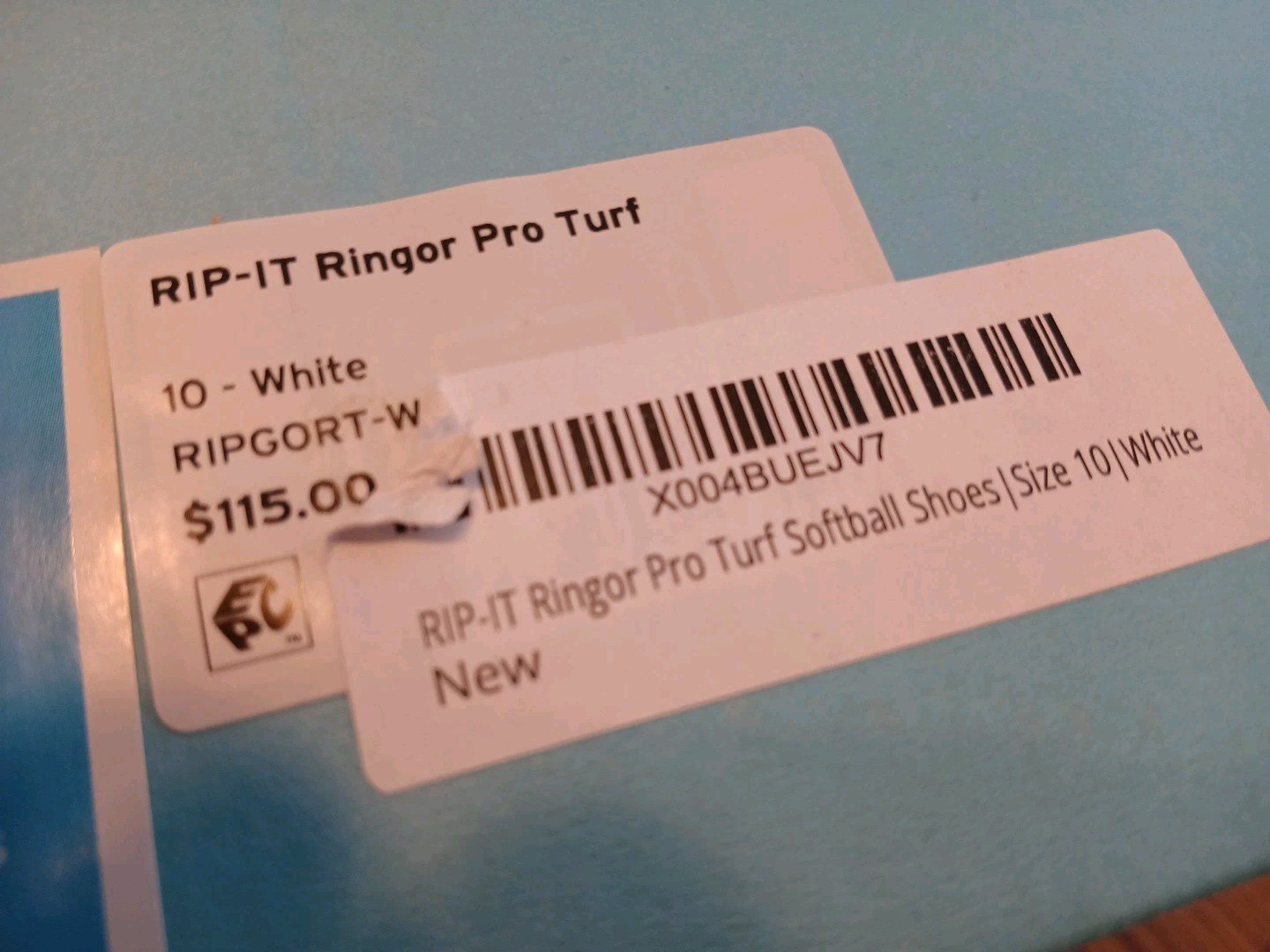 Rip It – New in Box Ringor Pro Turf Softball Shoes Ladies Womens Size 10