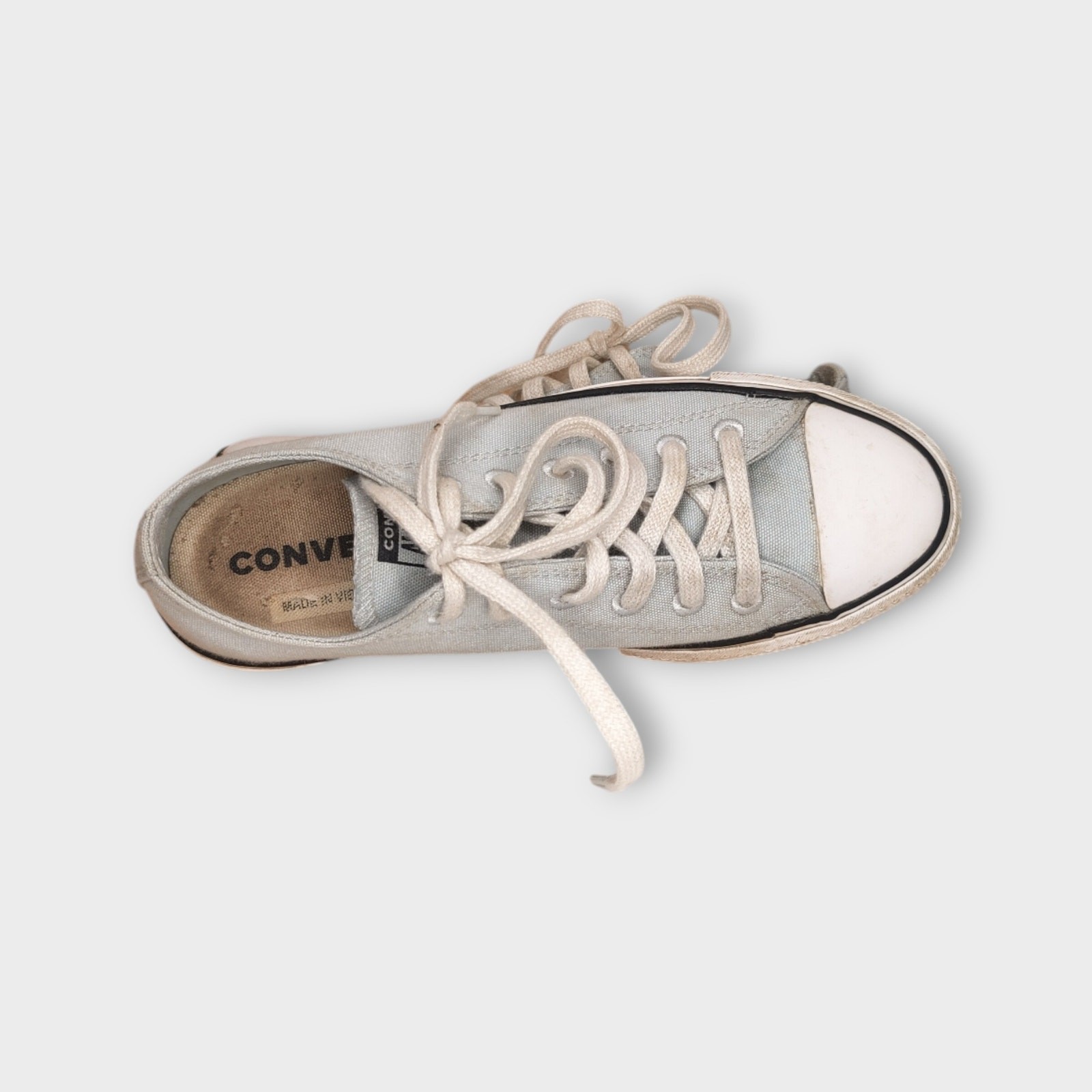 Women Converse All Stars RENEW 100% Recycled Polyester Canvas Blue White Size 8
