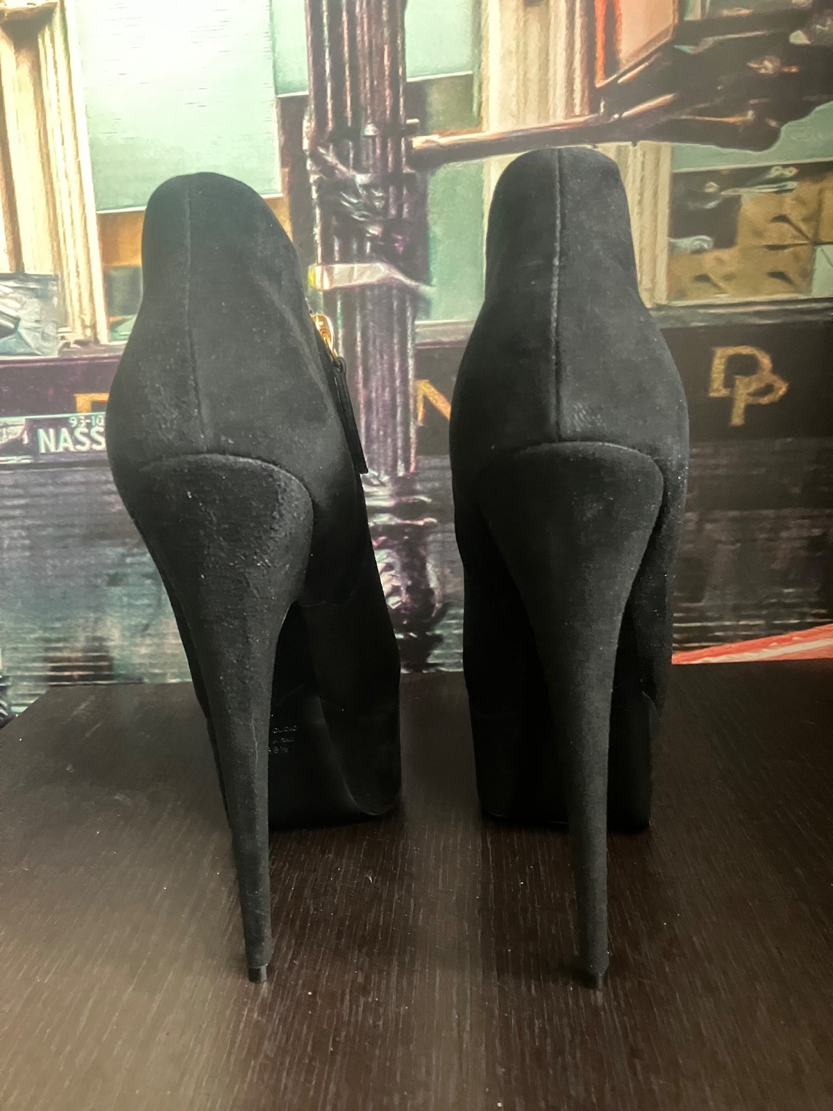 Giuseppe Zanotti black suede pumps new size 38.5