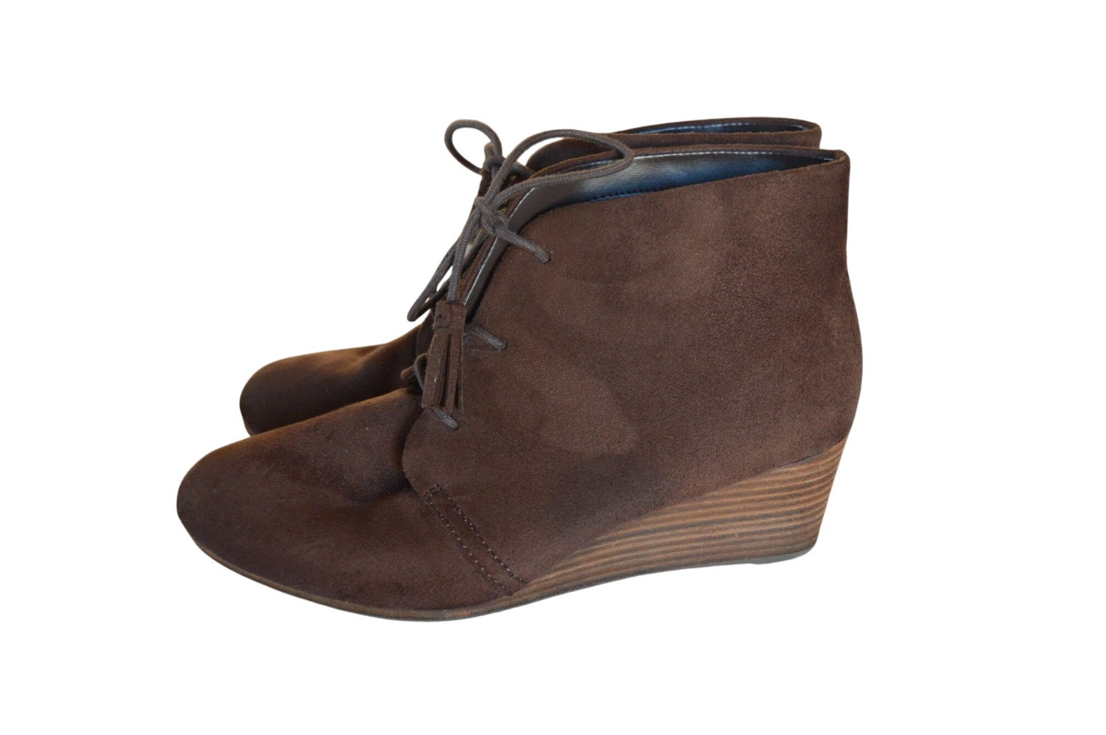Dr. Scholl’s Women’s Dakota Wedge Boot Stucco Size 9M Brown Bohemian Fall Casual