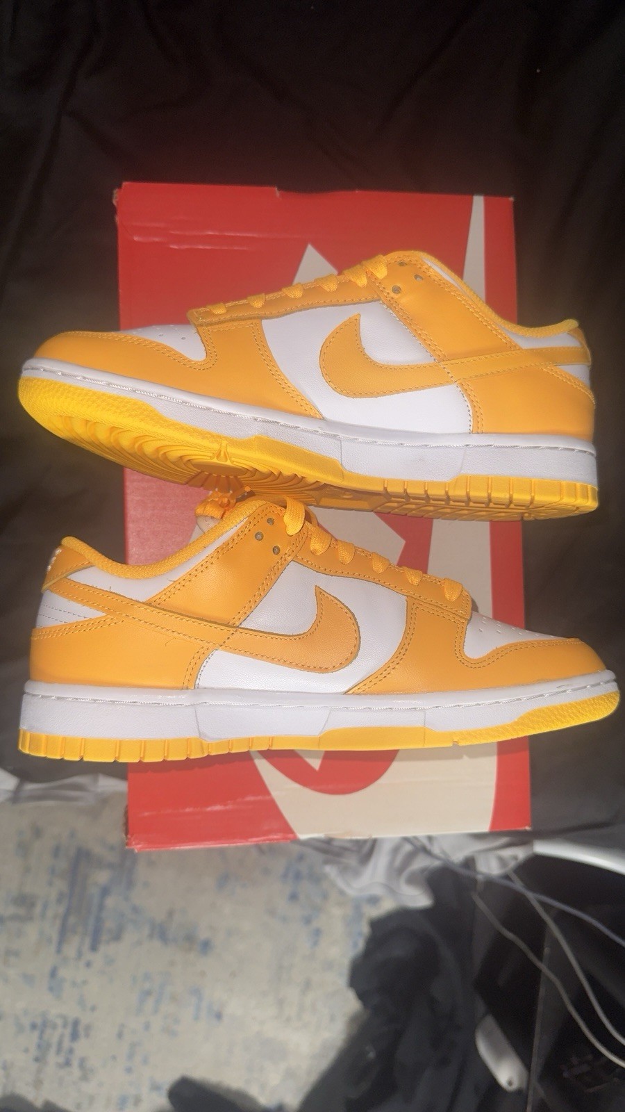 Nike Dunk Low Lazer Orange Women Size 7.5 DD1503-800