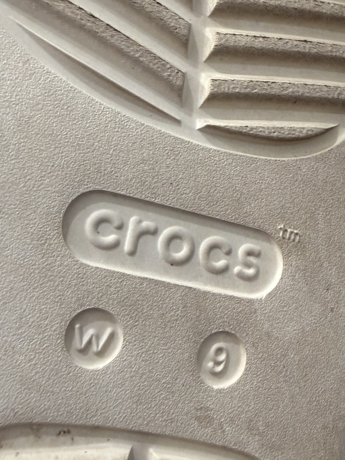 Crocs Getaway Strappy Mid Slip On Sandals Slides Neutral Ivory Women’s 9