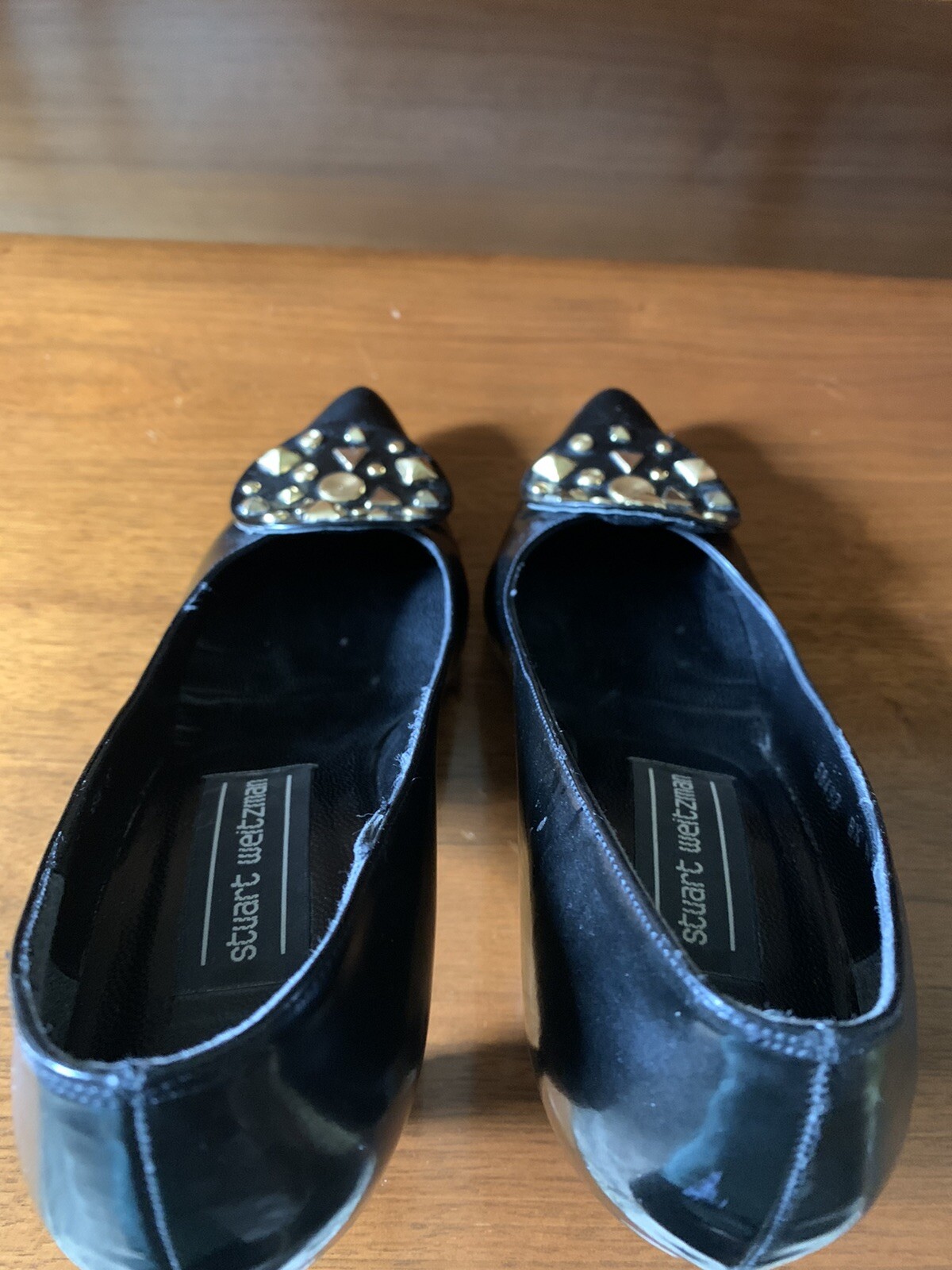 Stuart Weitzman Shoes Size 8.5 Vintage Patent Leather Pumps Narrow Width