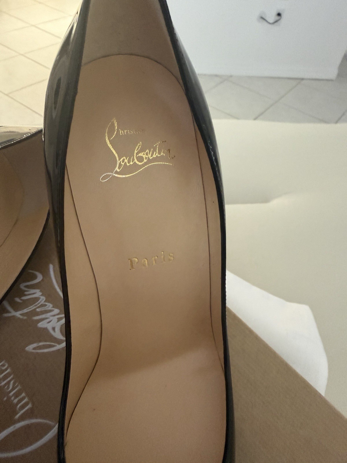 Christian Louboutin So Kate 120 Black Patent Pumps – Size EU 38 – Brand New