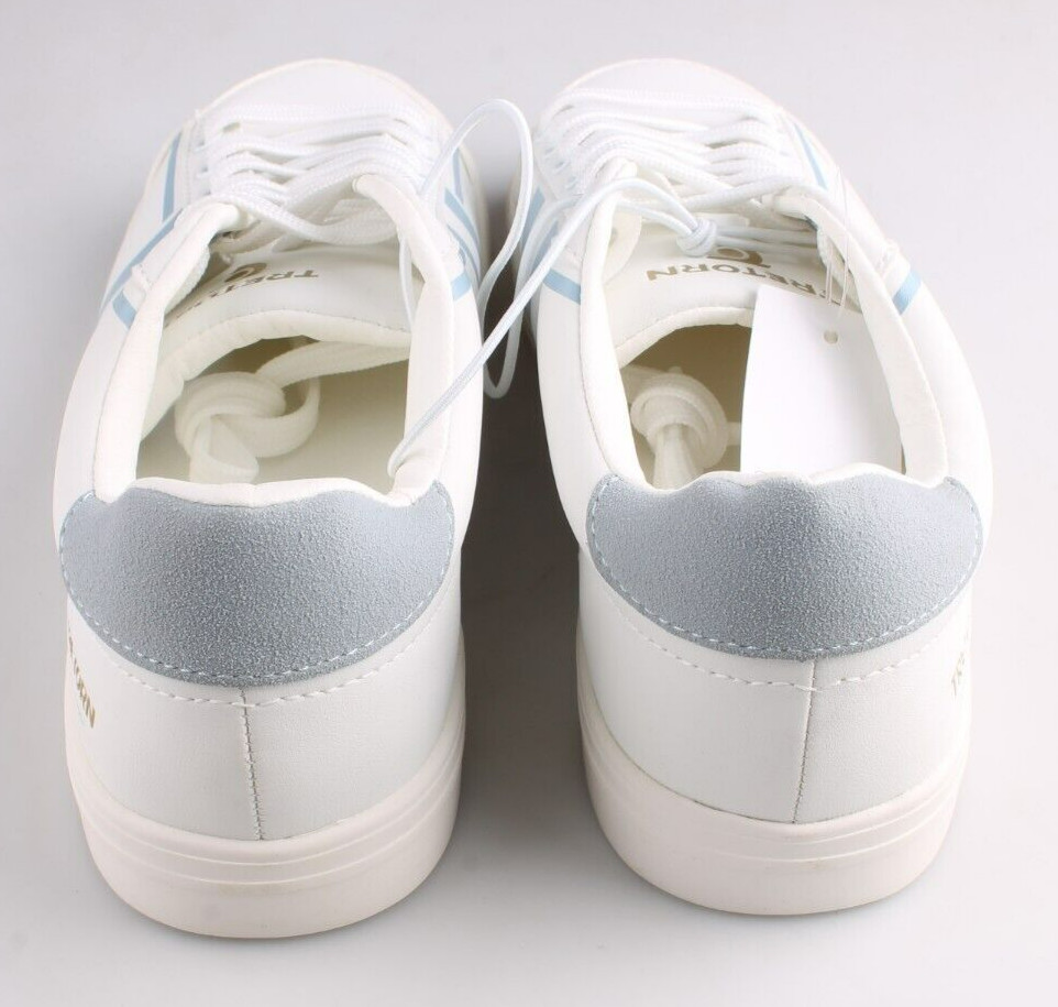 Tretorn “Serve” Women’s White Blue 7.5 8 8.5 9 Memory Foam Footbed Sneaker NEW