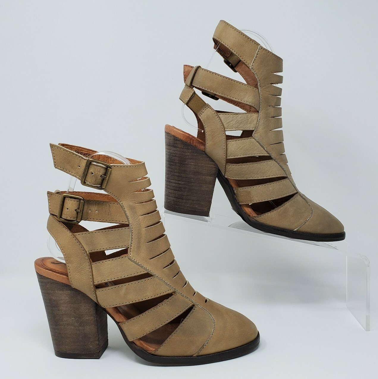 Free People Women’s Hayes Heel Boots Usa Sz 6 Sz EU 36 Faded Khaki New