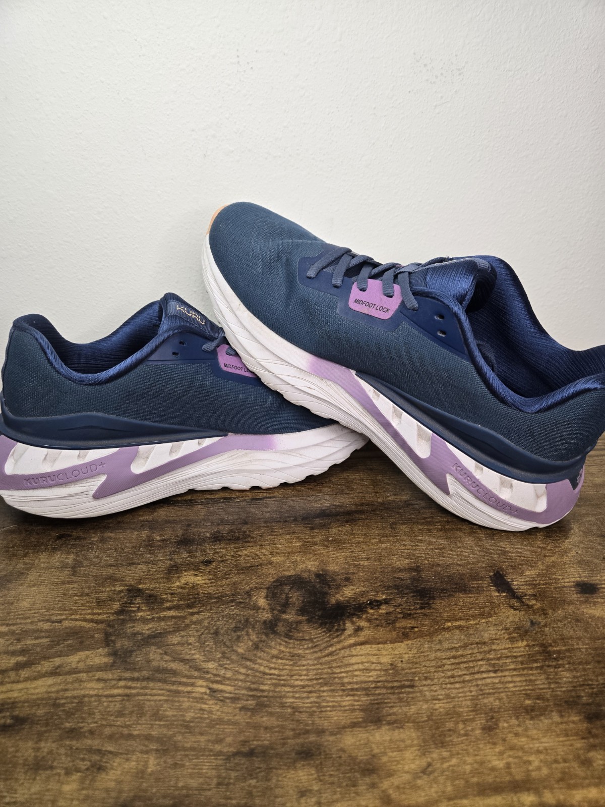 Kuru Triple Max Ion Running Comfort Sneaker Twilight Blue/Lavender Women 10.5