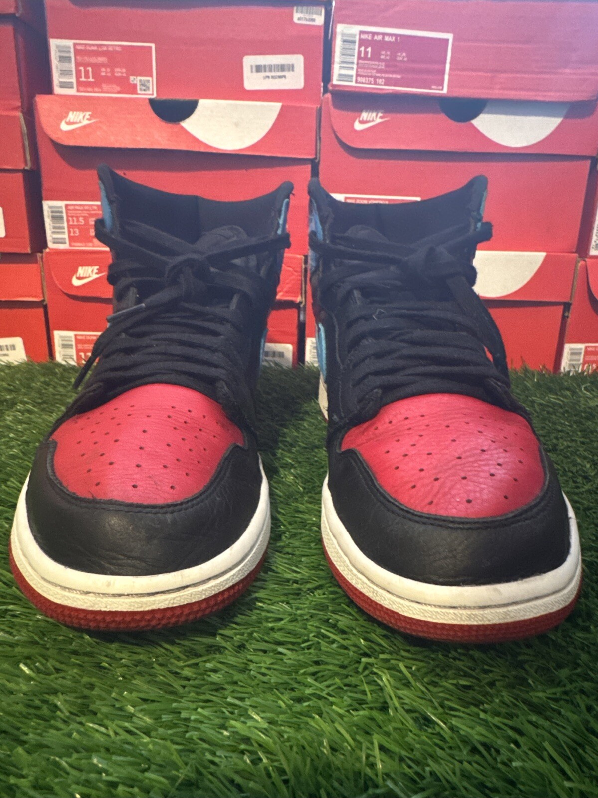 Size M 11 / W 12.5 – Jordan 1 High OG UNC To Chicago 2020