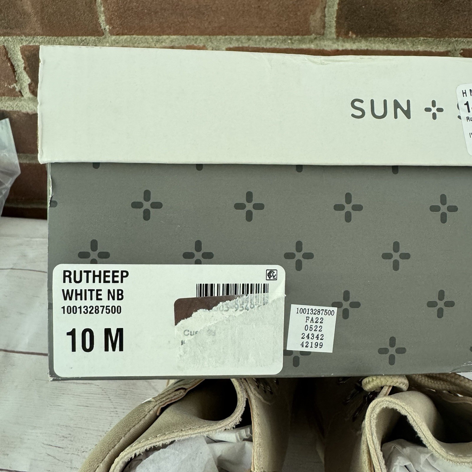 Sun + Stone Ruthee Sand Lace Up Military Combat Ankle Boots Women’s US 10 M NEW