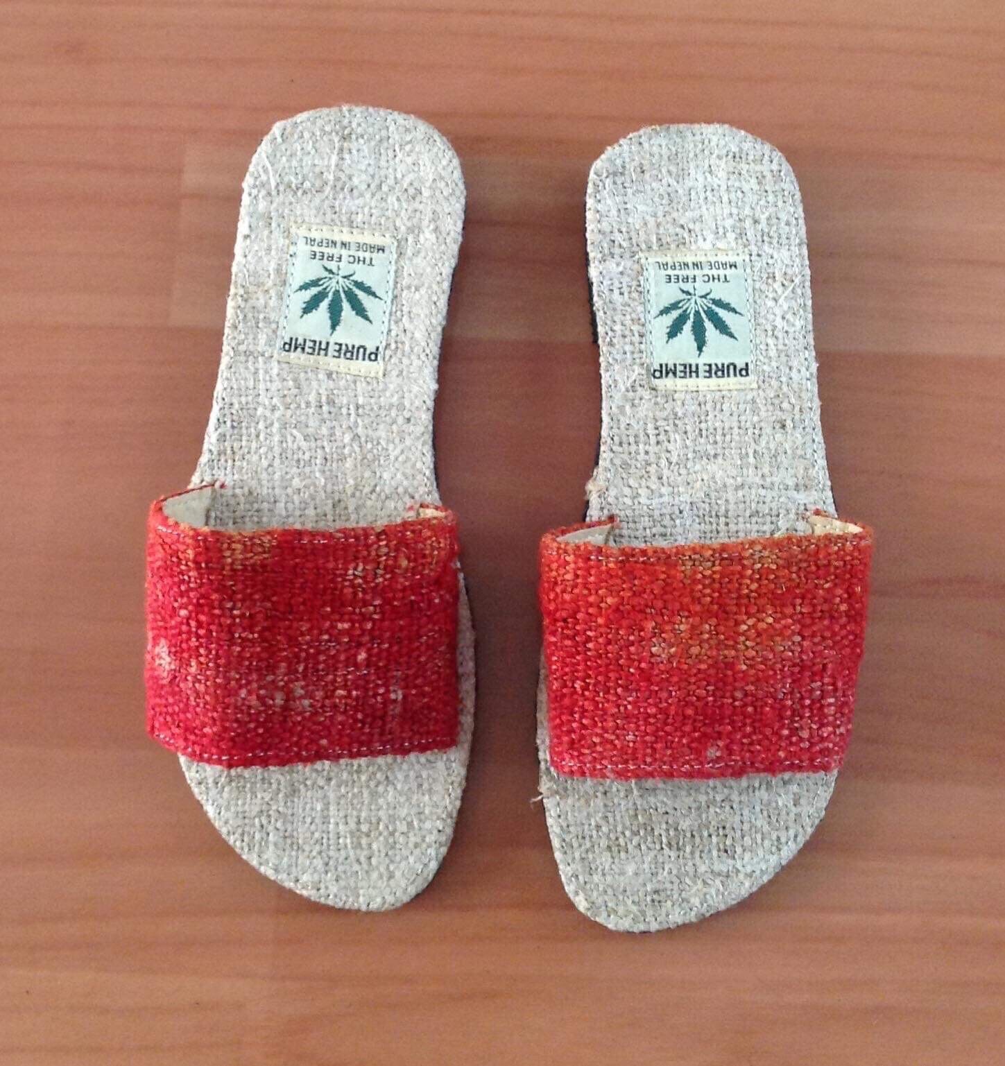 Tie Dye Hemp Slippers