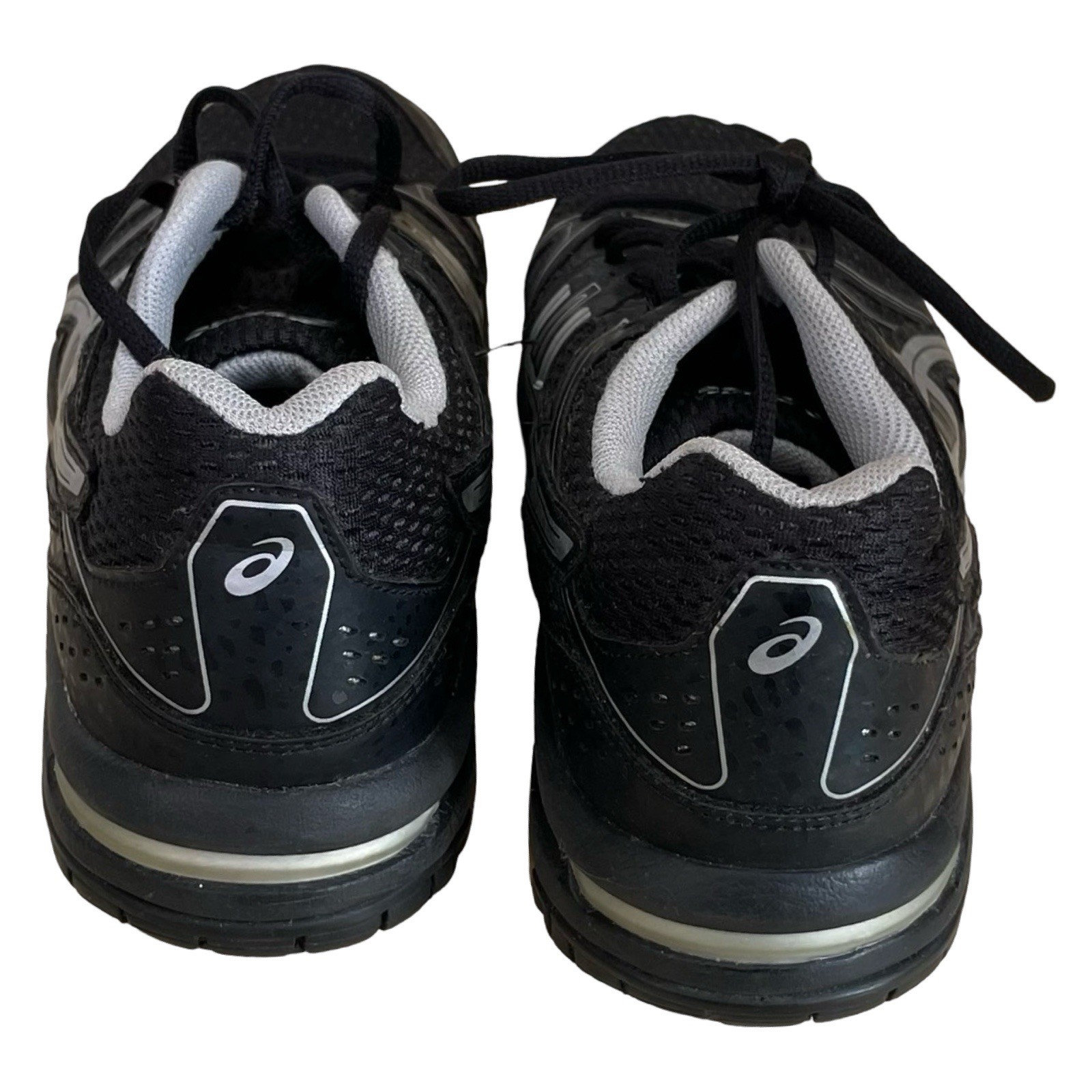 Asics Women’s Size 8 GEL-Rocket 7 Shoes Black Silver B455N
