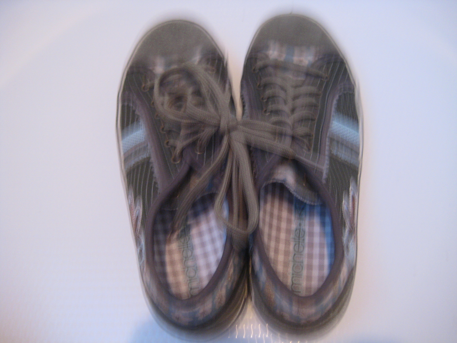 Floral Michelle K Athletic Walk Tennis Shoes Women 7.5 7 1/2 VTG Retro Sneakers