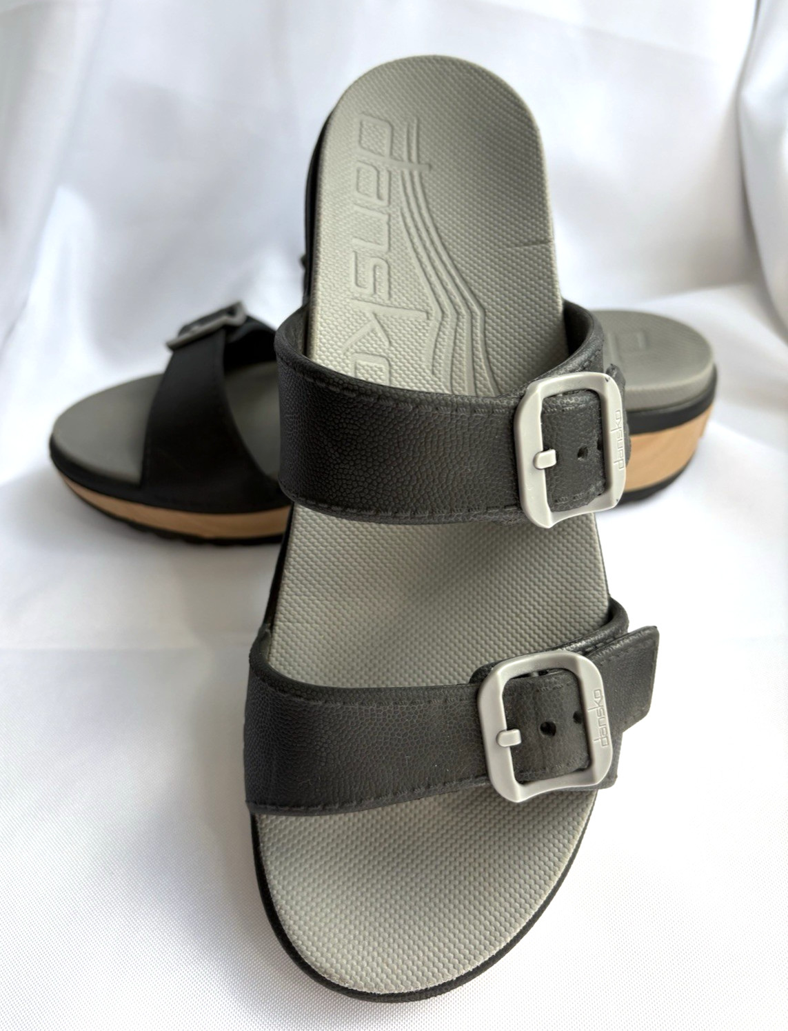 Dansko Kanki EVA Black Slide Sandals Women’s EU 41 US 10.5-11 Arch Comfort VGUC