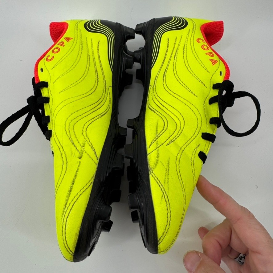 Adidas Copa Sense.4 FG Soccer Cleats Solar Yellow Black Women’s US 5 GZ1375