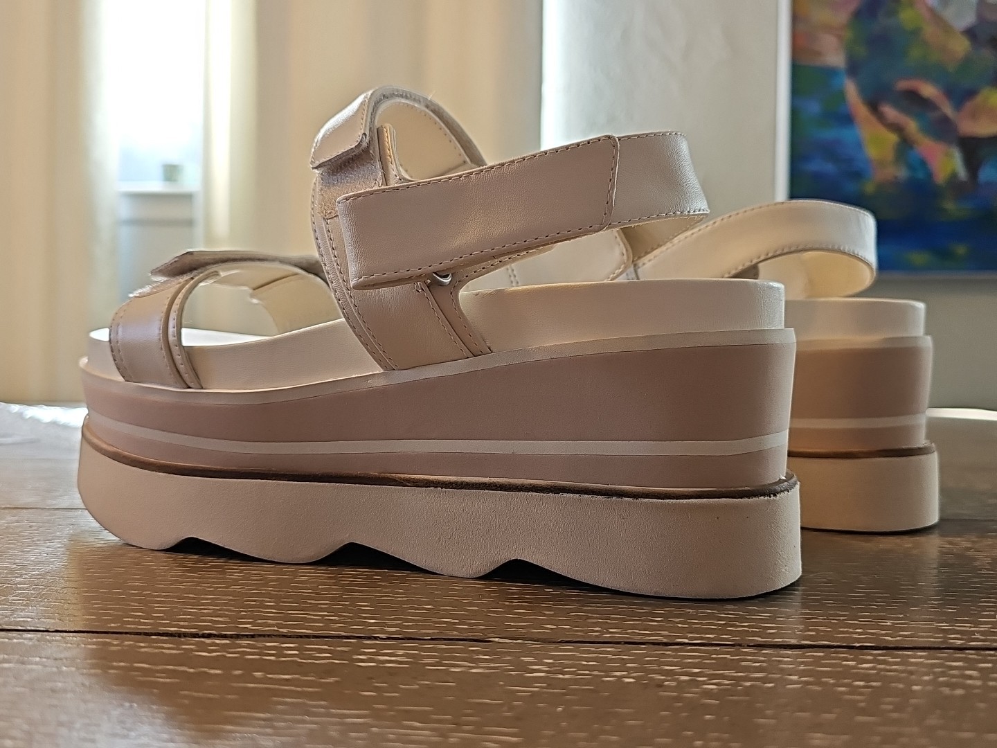 Dolce Vita Izak Women 10/11 Leather Platform 3.25″ Sandal