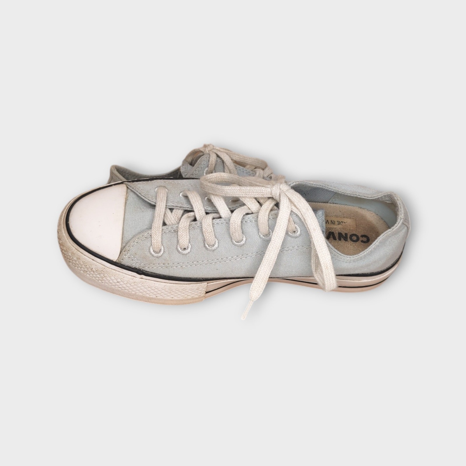 Women Converse All Stars RENEW 100% Recycled Polyester Canvas Blue White Size 8