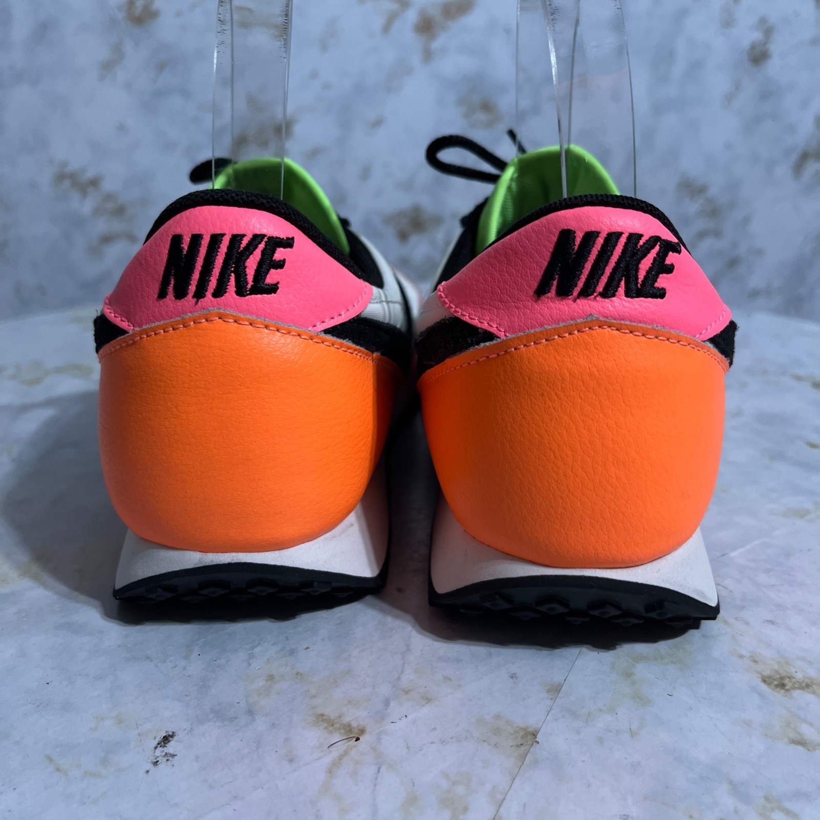 Nike Daybreak Womens Size 9 Shoes White Pink Orange Athletic Low Trainer Sneaker