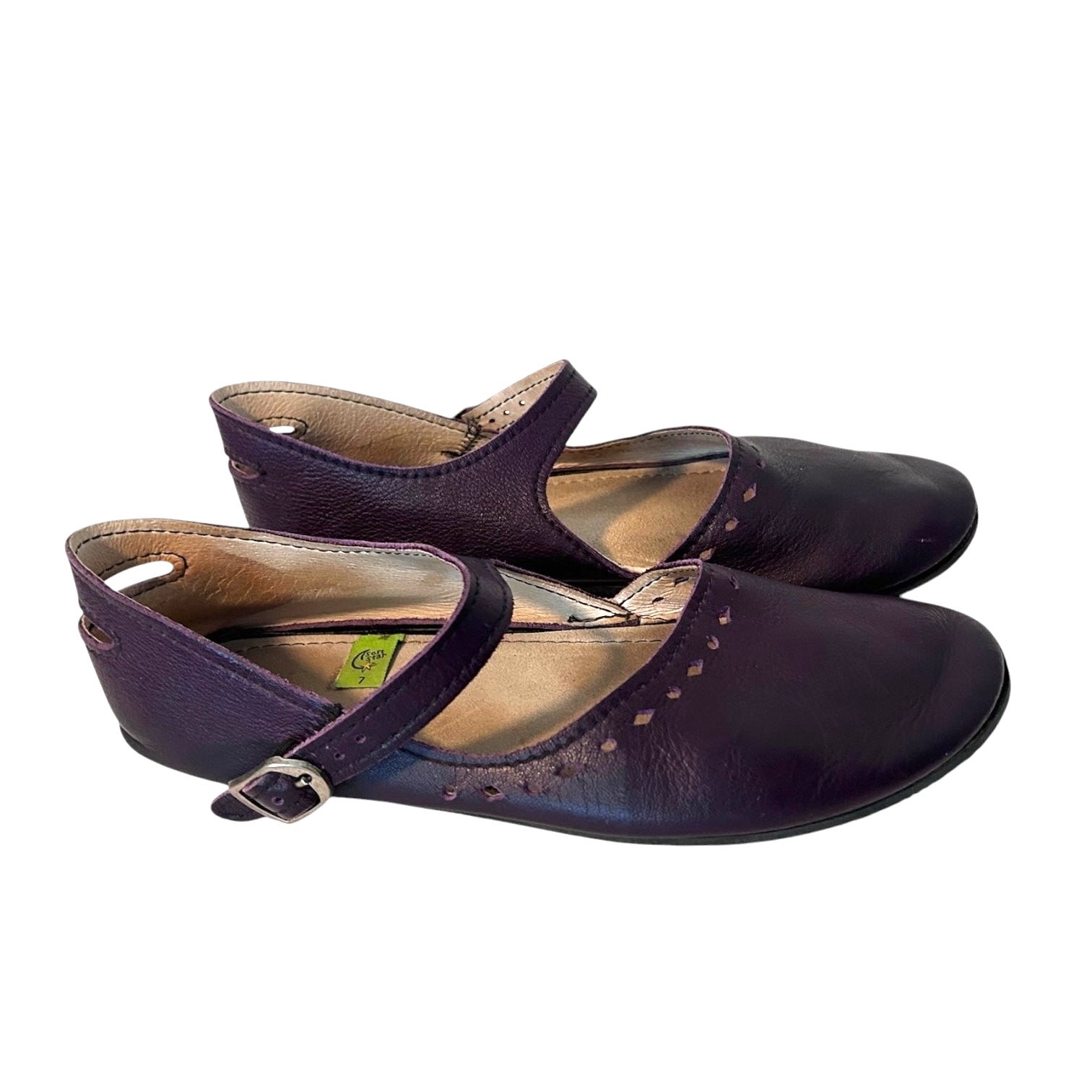 Softstar Mary Janes Minimal Barefoot Purple 7.5-8