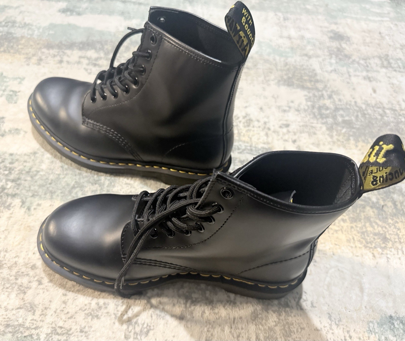NEW Dr. Martens 1460 The Original Leather Boots Black US 10 Women’s US 9 Men’s
