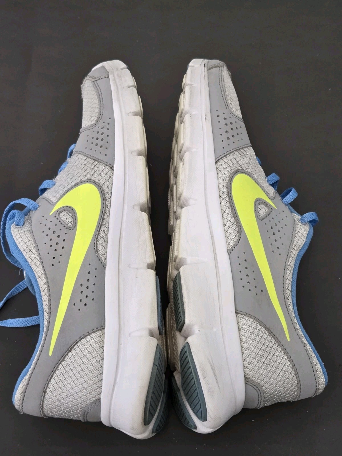 Nike Flex Experience RN Womens Athletic Running Shoes Gray Blue Year 2012 Sz 11