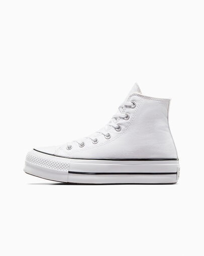 converse us 10.5 560846C ctas lift hi white/black/white